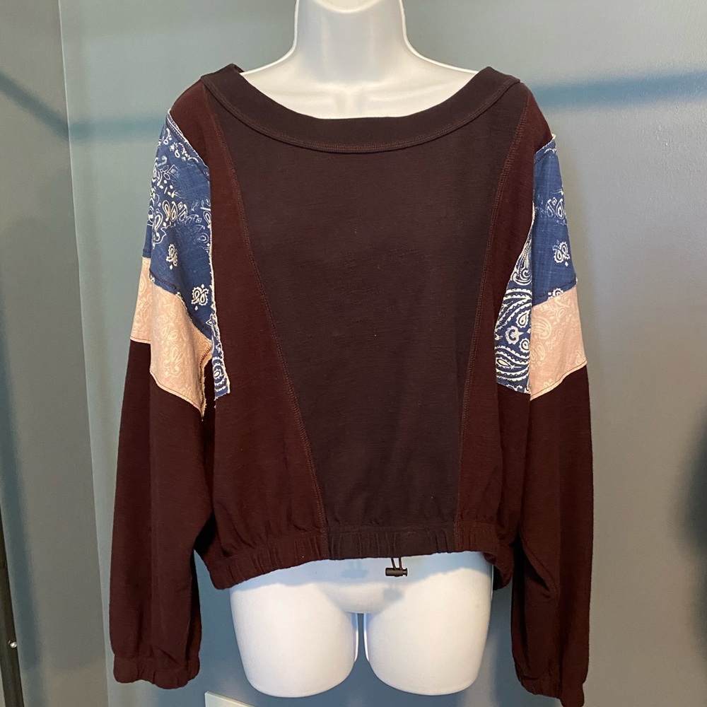 Free People Patchwork Top